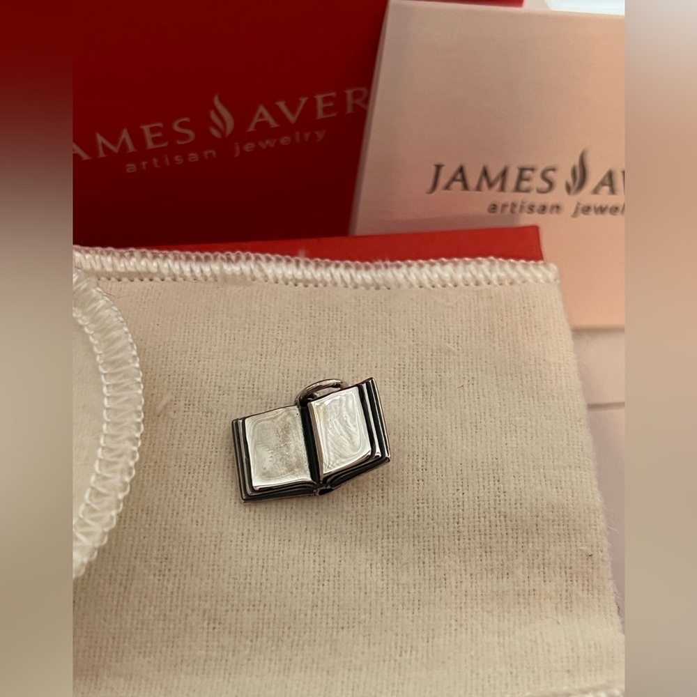 James Avery Open Book Charm Teacher Reading